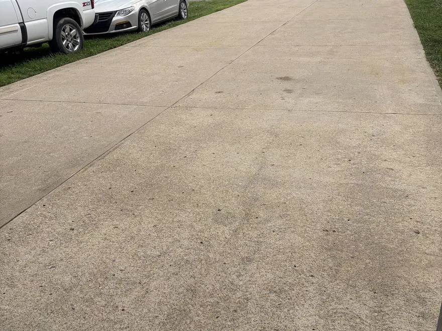 After: clean concrete